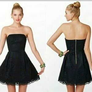 Black Strapless Lilly Pulitzer Dress
